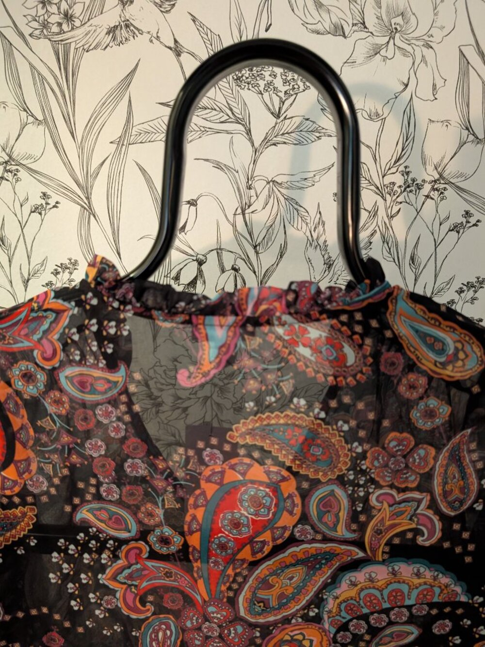 Tristan Paisley Print Blouse NWT Size Medium - Picture 7 of 12